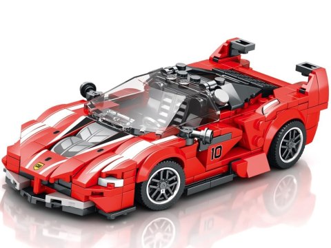 Klocki techniczne Supersportowe auto CZERWONY KABRIOLET 360-ele ZA5786