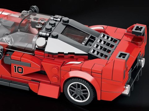 Klocki techniczne Supersportowe auto CZERWONY KABRIOLET 360-ele ZA5786