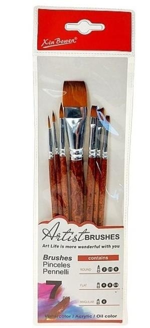 Zestaw pędzelków do malowania farbami