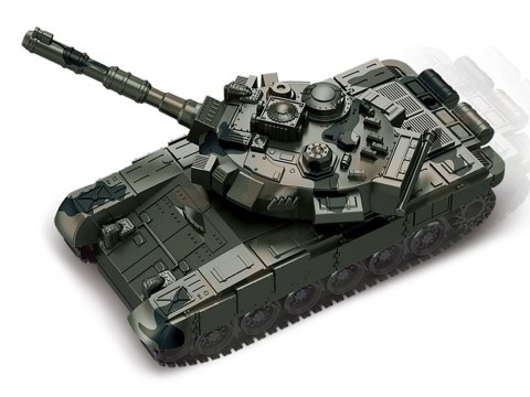 Czołg RC na Pilota Obracana Wieżyczka Światła Realistyczne dźwięki RC0728