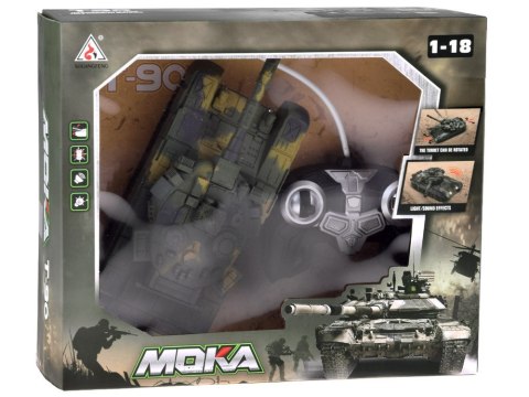 Czołg RC na Pilota Obracana Wieżyczka Światła Realistyczne dźwięki RC0728