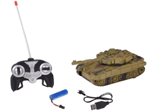 Czołg RC na Pilota Obracana Wieżyczka Światła Realistyczne dźwięki RC0728