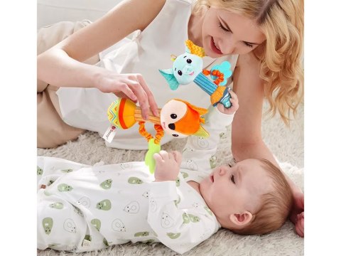 Urocza Grzechotka Gryzak maskotka Zwierzątko dla dziecka ZA5771