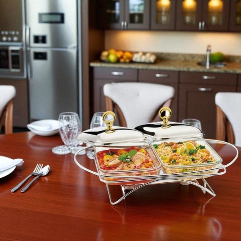 PODGRZEWACZ ŻAROODPORNY STOŁOWY 2x1,5L KLAUSBERG KB-7922