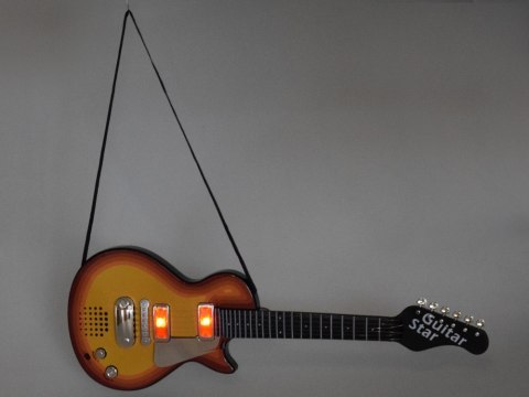 Gitara elektryczna zabawka dla dziecka melodie światło + pasek IN0169 CI