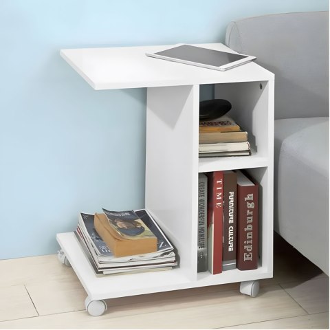 Stolik kawowy szafka nocna na kółkach organizer ModernHome