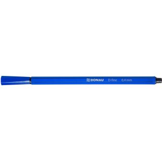Cienkopisy Donau D-Fine 0.4mm niebieskie (10)