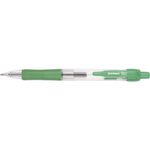 Długopis żelowy Donau Gelclick 0.5mm zielony