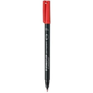 FOLIOPIS STAEDTLER LUMOCOLOR F CZERWONY