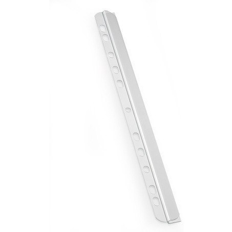 GRZBIETY WSUWANE Z PERFORACJĄ 3mm PRZEZROCZYSTE (50)