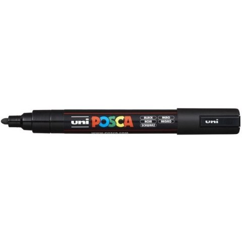 MARKER Z FARBĄ PLAKATOWĄ UNI PC-5M POSCA CZARNY