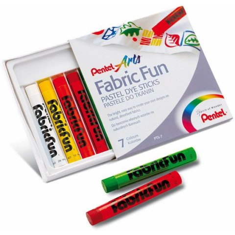 PASTELE DO TKANIN PENTEL 7 KOLORÓW