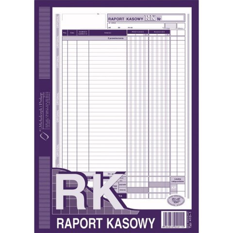 RAPORT KASOWY A4 (O+1K)