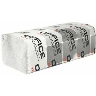 Ręczniki składane Office Products ZZ 1w makulatura białe (20x200)