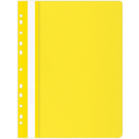 Skoroszyt wpinany Office Products A4 PP żółty (25)
