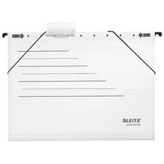 TECZKA ZAWIESZANA LEITZ ALPHA ACTIVE A4 Z GUMKĄ CZARNA