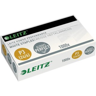 ZSZYWKI LEITZ 24/6 BIAŁE (1000)