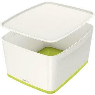 POJEMNIK LEITZ MyBOX 318x198x385mm BIAŁO-ZIELONY