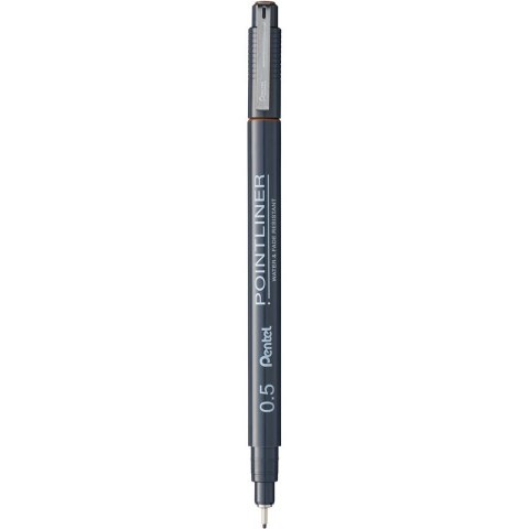 Cienkopis Pentel PointLiner 0.5mm sepia