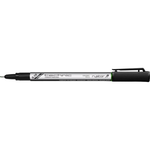 Cienkopis kreślarski Rystor Technic 0.5mm zielony