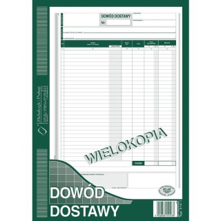 Dowód dostawy A4