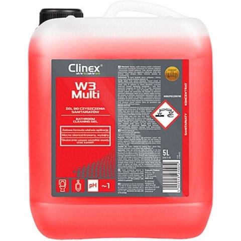 Płyn Clinex W3 Multi 5L (do mycia łazienek)