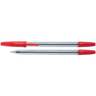 Długopisy Office Products 1.0mm czerwone (50)