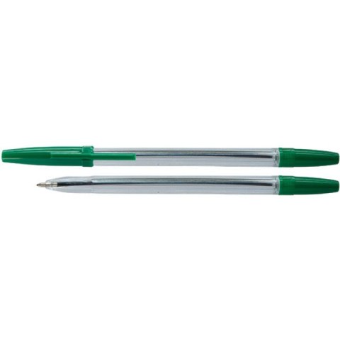 Długopisy Office Products 1.0mm zielone (50)