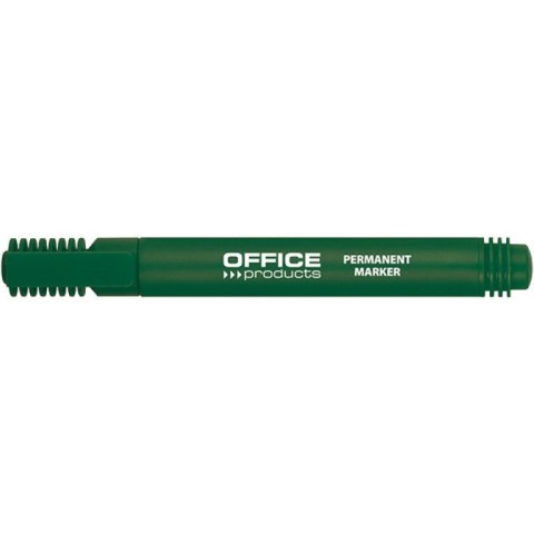 Marker permanentny Office Products 1-3mm okragły zielony