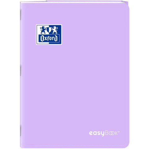 Zeszyt Oxford Easybook Pastel A4/60k kratka mix kolorów