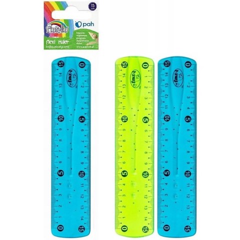 Linijka plastikowa Fiorello 15cm elastyczna
