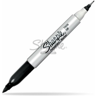 Marker permanentny Sharpie Twin Tip czarny