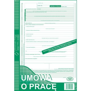 Umowa o pracę A4 (o+1k)