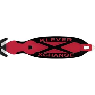 Nóż bezpieczny Klever XChange 20 czerwony