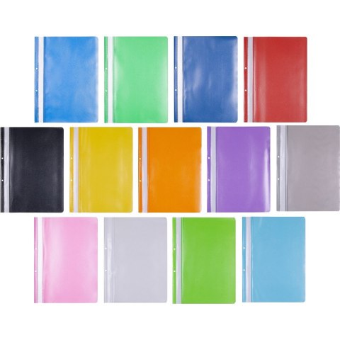 Skoroszyt OFFICE PRODUCTS, PP, A4, 2 otwory, 100/1