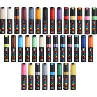 Marker z farbą plakatową Uni POSCA PC-8K turkusowy