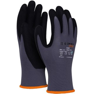 Rękawice Donau Safety Flex rozm.8 szare