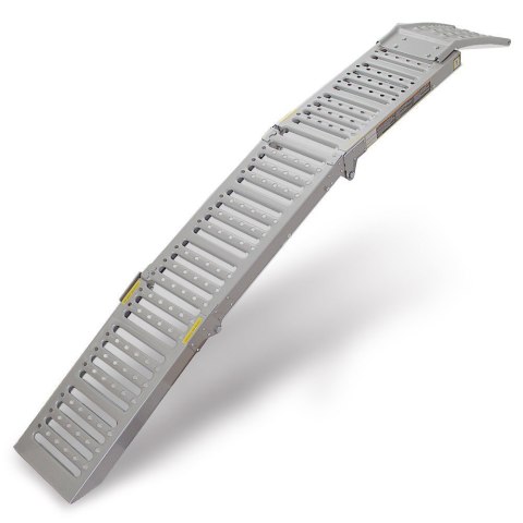 Składane Rampy Najazdowe Stalowe 200 cm 250 kg/szt (1100 kg) komplet ramp
