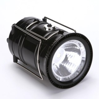 Lampa akumulatorowa turystyczna solarna z powerbankiem składana 6 LED
