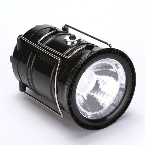 Lampa akumulatorowa turystyczna solarna z powerbankiem składana 6 LED