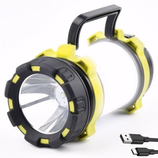 Latarka lampa akumulatorowa warsztatowa z rączką IP6 240 m