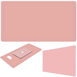 Podkładka mata gamingowa na biurko pod mysz XXL 90 x 45 cm - różowa