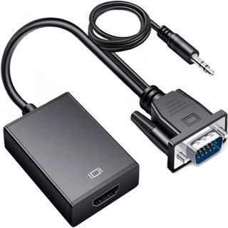 Przejściówka adapter VGA AUDIO - HDMI