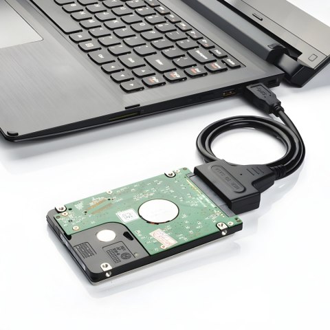 Adapter przejściówka do dysku HDD SSD SATA-USB 2,5'' 32 cm