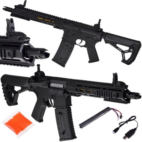 Automatyczny Karabin maszynowy Zabawka F4 Strzela Kulkami Żelowymi ZA5893