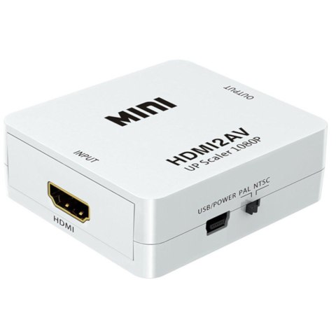 Adapter konwerter RCA AV CINCH - HDMI Full HD 5 V