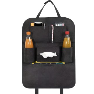 Organizer ochraniacz na fotel samochodowy 7 przegród filc