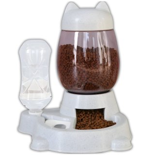 Podajnik dozownik wody karmy dla psa kota 2w1 528 ml 2.2 l