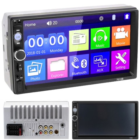 Radio samochodowe z kamerą cofania 2DIN 7''GPS Android Bluetooth PILOT