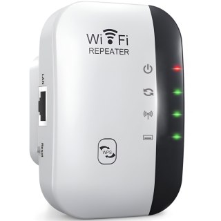 Repeater wzmacniacz sygnału Wi-Fi 2 tryby pracy 2.4 GHz